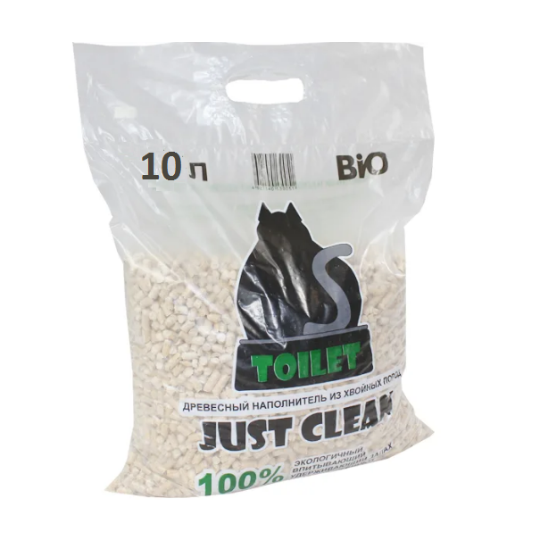 Древесный наполнитель 10 л (пеллета)