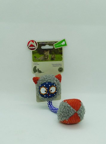 97310 Совёнок с кошачьей мятой,16 см.