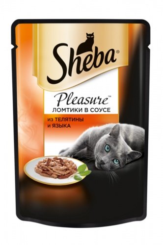 Шеба Плежер телятина/язык 85г.