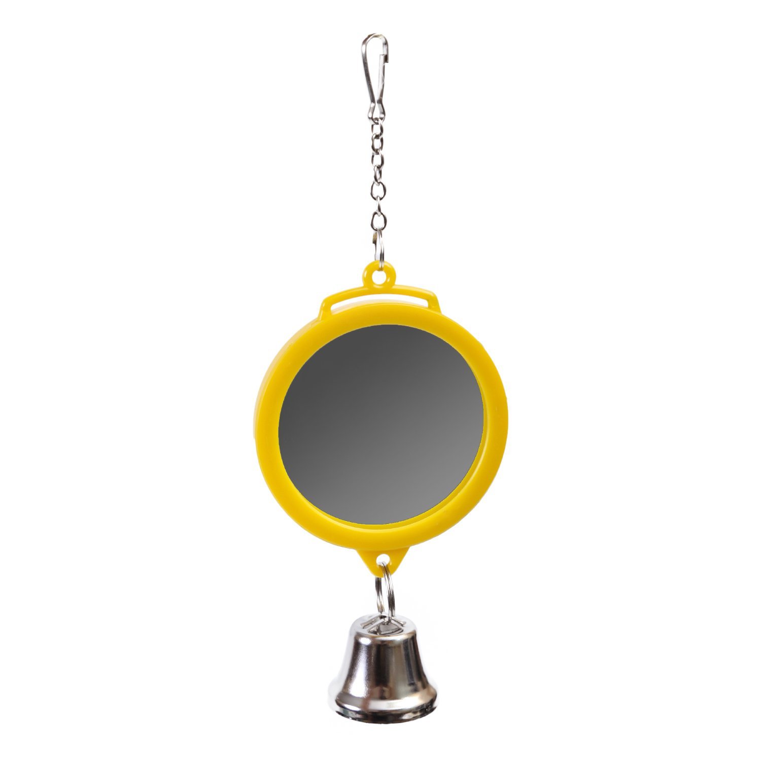 PP ИГРУШКА Д/ПТИЦ "ЗЕРКАЛО С КОЛОКОЛЬЧИКОМ"  ВА510 6х3х11см