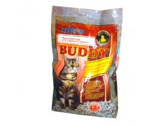 НАПОЛНИТЕЛЬ "БАДДИ УЛЬТРА" Д/ДЛИННОШЕРСТНЫХ КОШЕК 12л