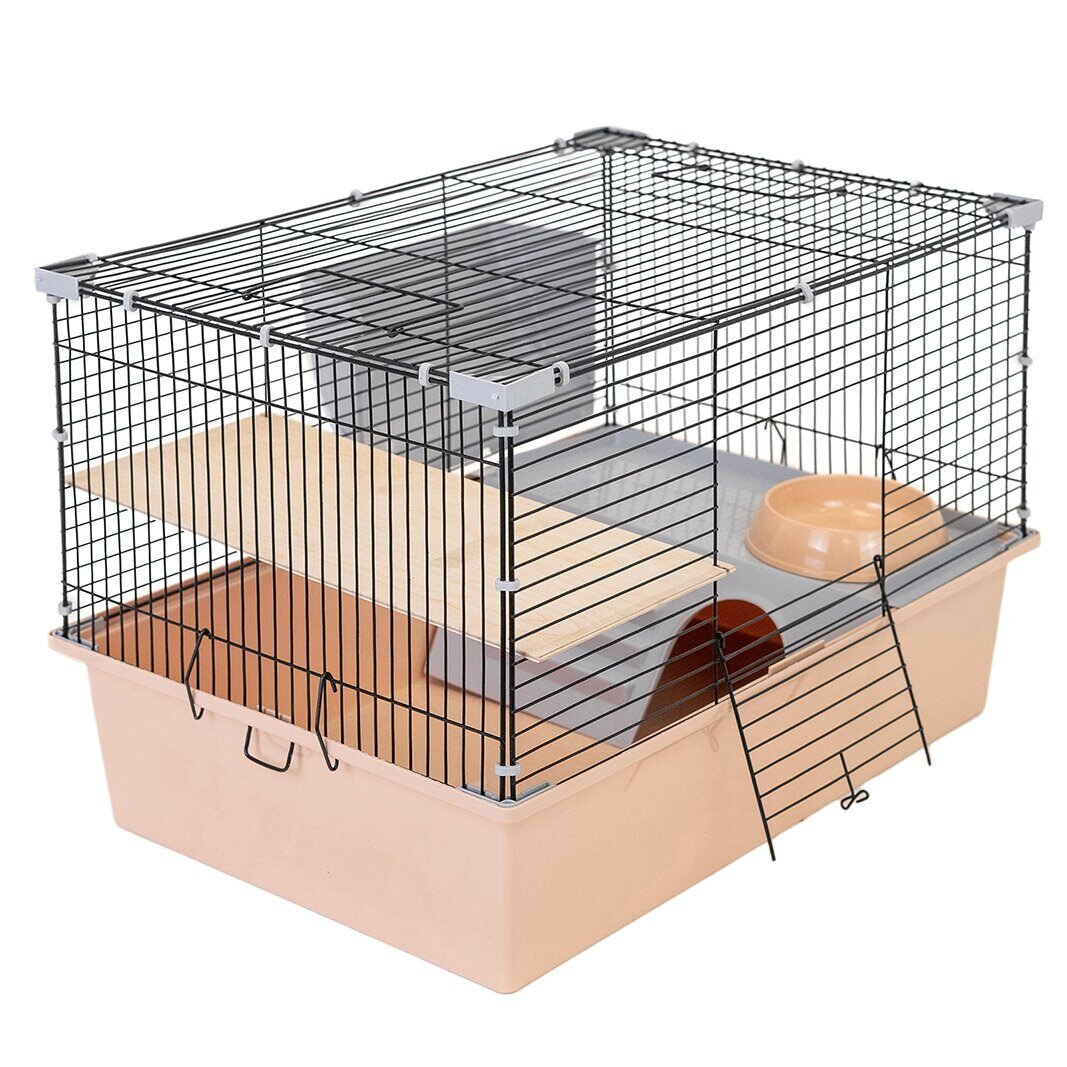 Дарэленд Клетка ГЕРА-1 для грызунов разборная 60*40*h41, 1 этаж, бежевая