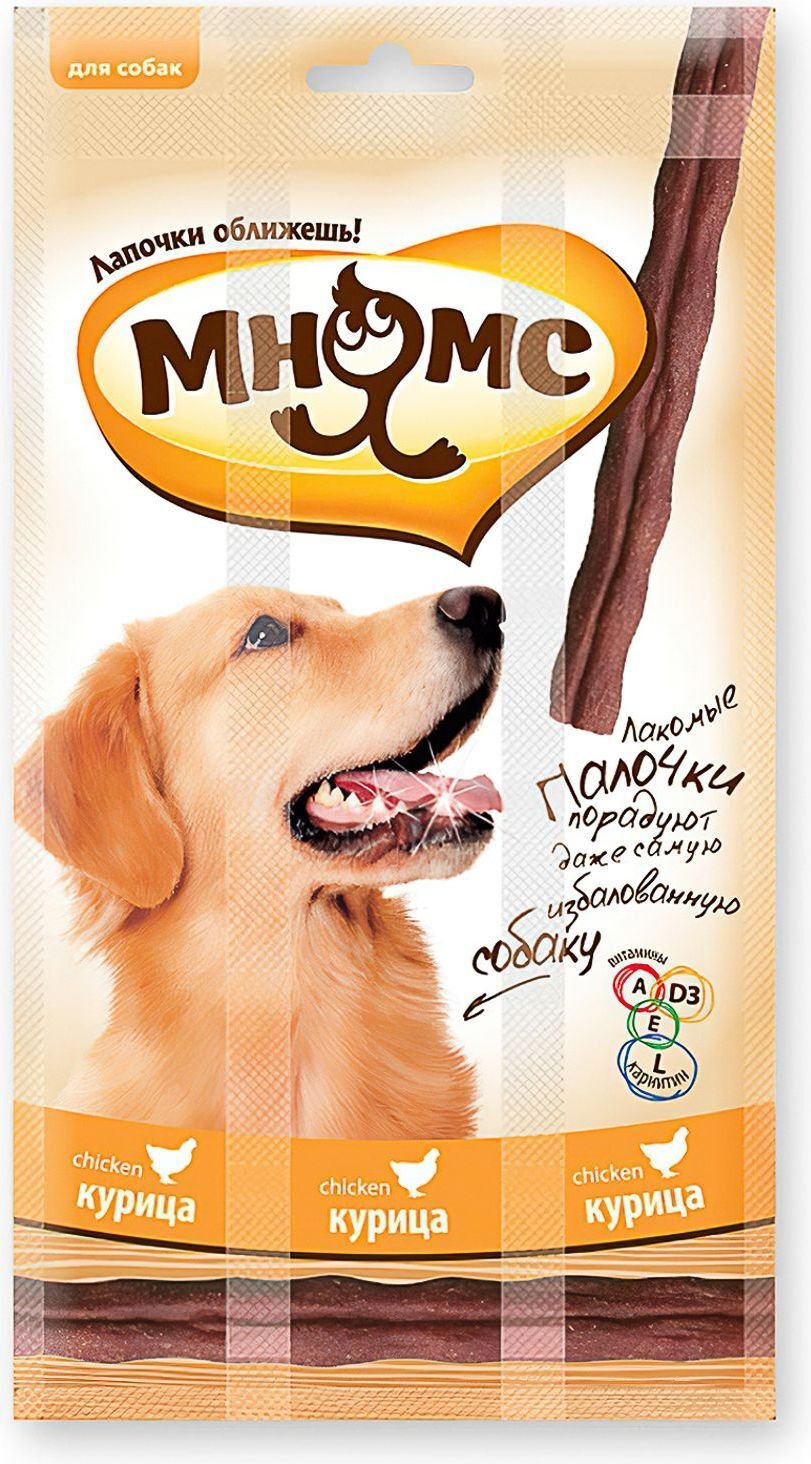 Мнямс: лакомые палочки с курицей д/собак 45г 1/3