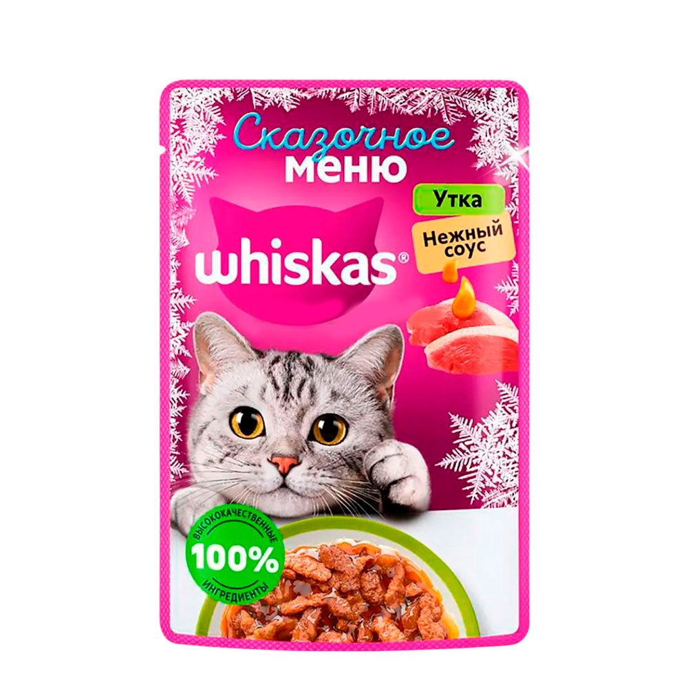 Вискас НГ утка в соусе 75г