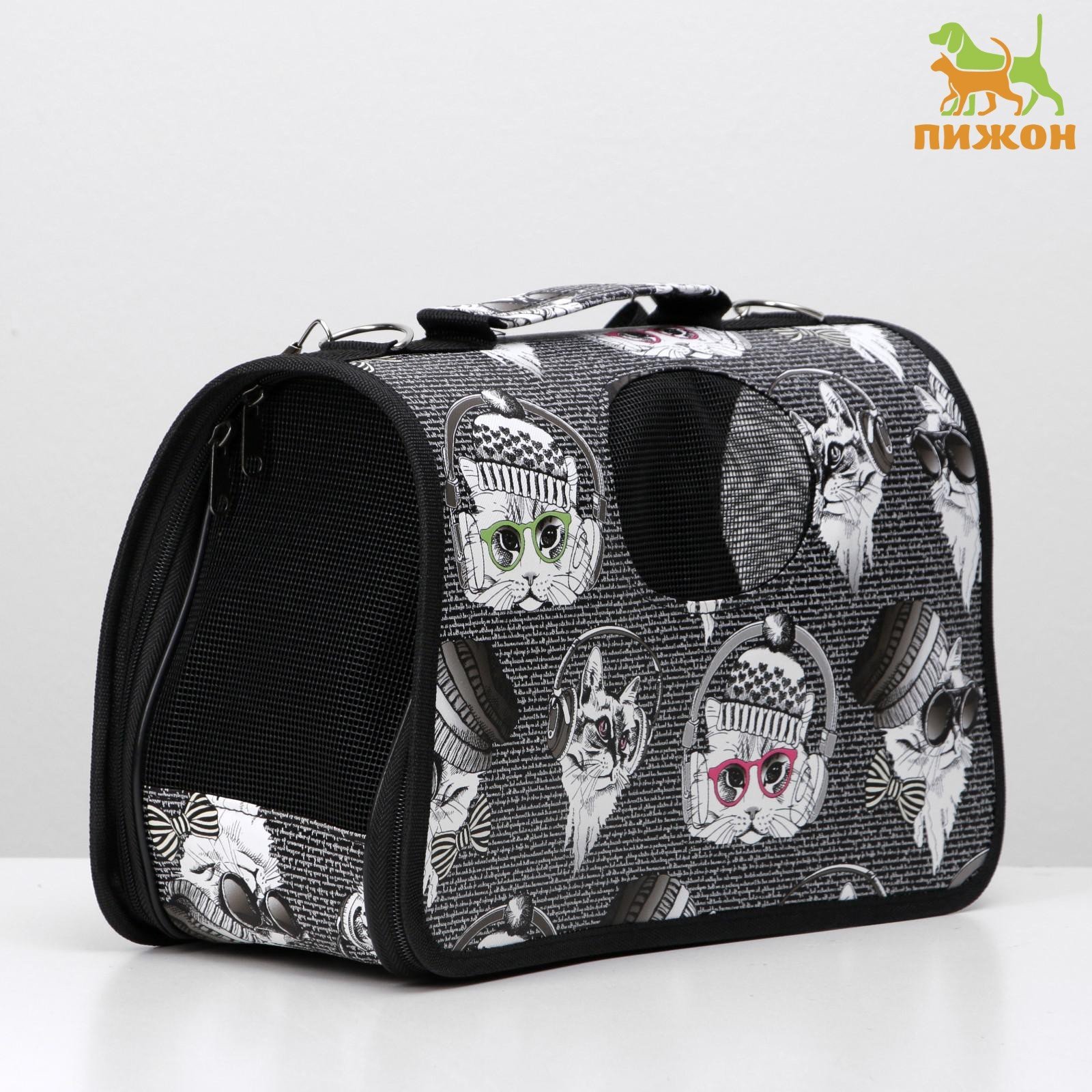Сумка-переноска Зимние коты S37,5\17\22 4777613