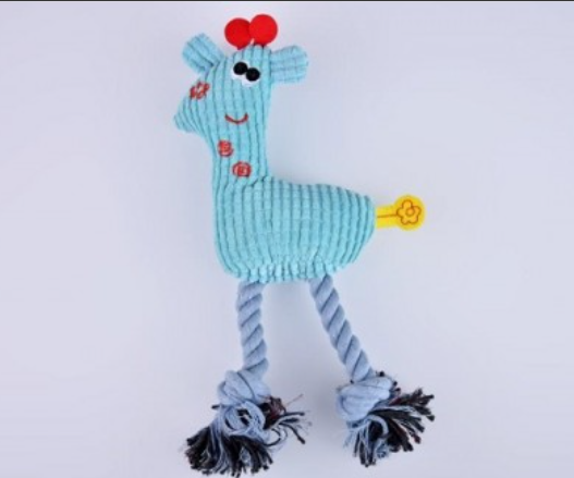 Игрушка-пищалка WOGY д/собак Жираф 26х11х4см мягкая, микс арт.10920-1109