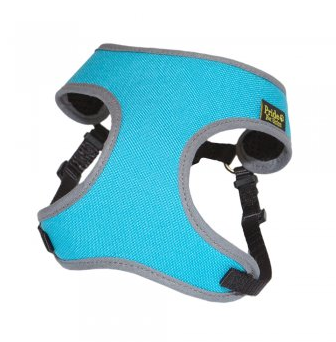 Шлейка PRIDE КОЛОР для собаки, цвет бирюзовый ,X-SMALL, Вес собаки 2,3-3,2 кг
