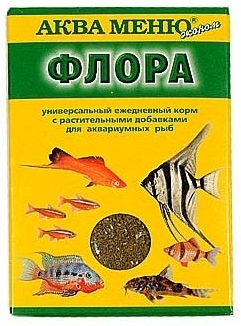 СУХОЙ КОРМ "АКВА-МЕНЮ ФЛОРА" ДЛЯ РЫБ 30г