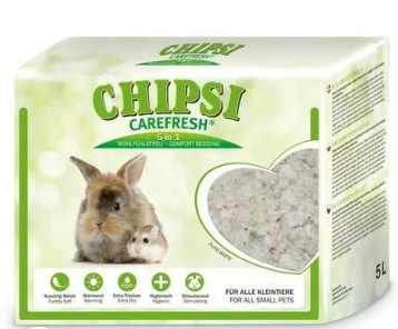 CF CHIPSI CAREFRESH PURE WHITE-наполнитель целлюлозный белый для птиц и мелких дом животных 10л
