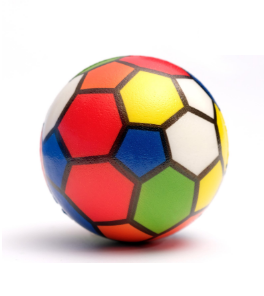 Мячик зефирный "Мультицвет", 6,3 см, микс цветов   1741085