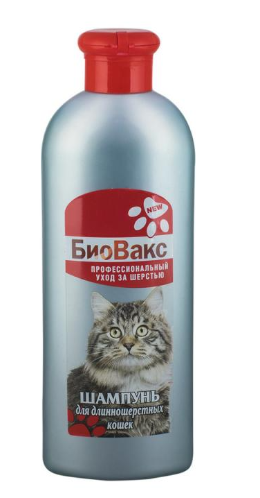 Биовакс: шампунь д/длинношерстных кошек, 305мл