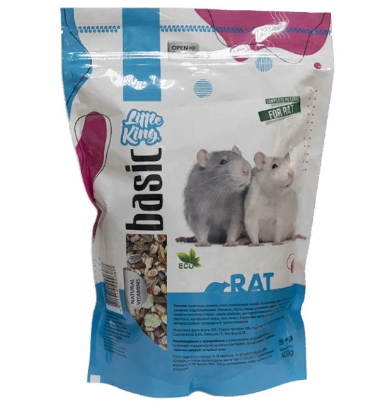 Корм для крысы Little King 400г полнорационный