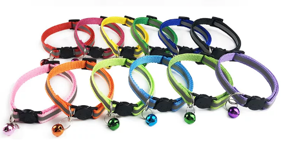 Ошейник двухслойный лапки для кошек