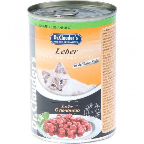 "ДОКТОР КЛАУДЕР" КОНС Д/КОШЕК 415г (ПЕЧЕНЬ)