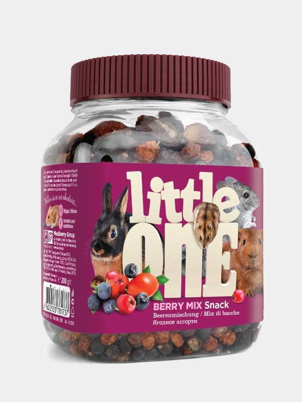Little One: лакомство 200гр "Ягодное ассорти" д/грызунов