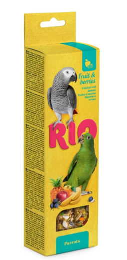 Рио: палочки 75гр*2шт д/попугаев с фруктами и ягодами