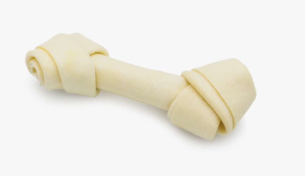 Косточки жевательные узловые белые, 10см серия DENTAL, Triol 1\3