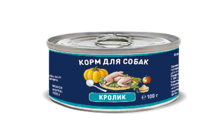 Solid Natura Holistic Кролик влажный корм для собак жестяная банка 0,1 кг