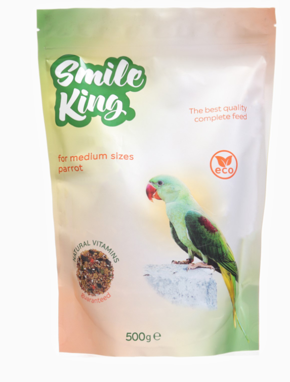 Smail King корм д/средних попугаев 500гр
