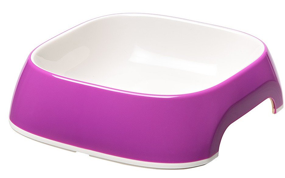 Миска GLAM SMALL пластиковая, фиолетовая, 0,4л