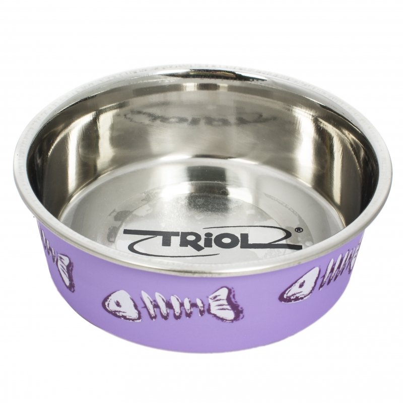 Миска (Triol) BL- 02 "Рыбка" из нерж. стали, 250мл