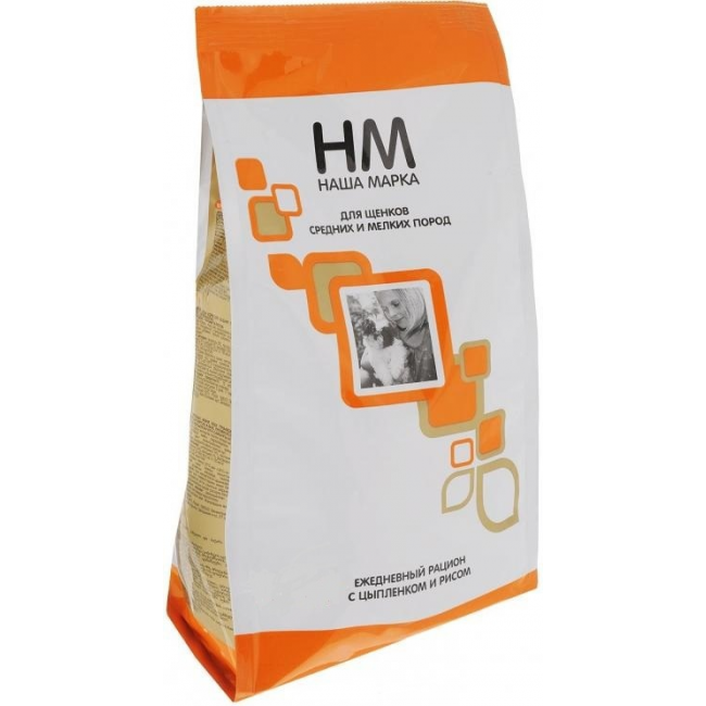 "НАША МАРКА" С/К Д/СОБАК МЕЛКИХ ПОРОД 500г (ЦЫПЛЕНОК ОВОЩИ) 0921