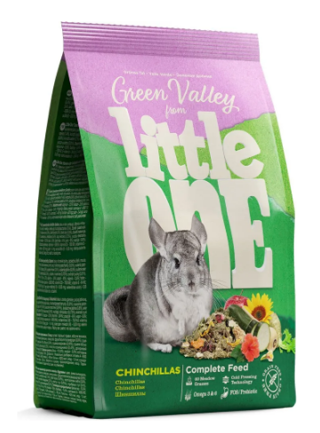 ЗЕРНОСМЕСЬ "LITTLE ONE" Д/ШИНШИЛЛ 750г "ЗЕЛЕНАЯ ДОЛИНА" РАЗНОТРАВИЕ 31130