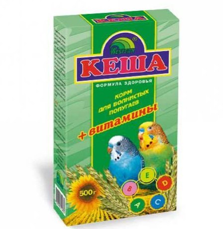 ЗЕРНОСМЕСЬ "КЕША" Д/ПОПУГАЕВ 500г (ВИТАМИНЫ)