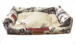 Лежак  Премиум ЛОНДОН (флок) №3