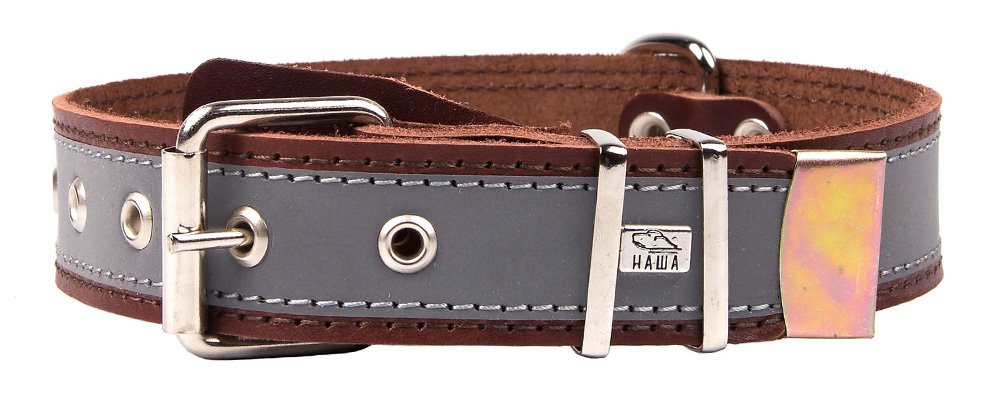 Ошейник 35 короткий светоотражающий