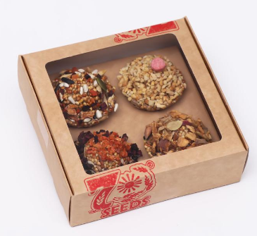 Тарталетки для всех видов грызунов ассорти 4шт "SEVEN" S801