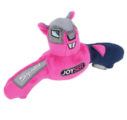 Игрушка для собак JOYSER Sguad mini Белка с пищалкой Розовая