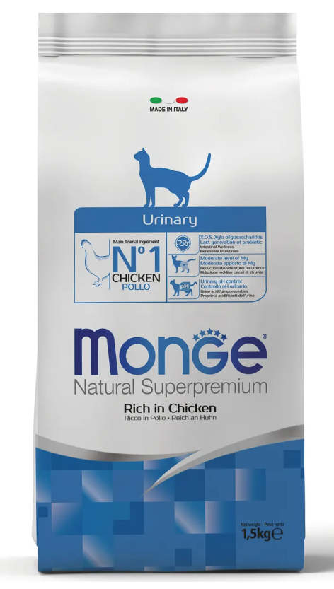 Monge Cat Urinary корм для кошек профилактика МКБ 1,5 кг