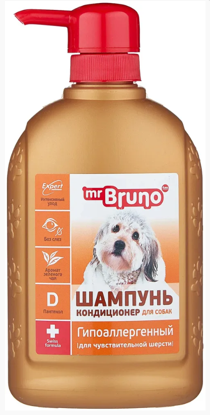 Mr.Bruno: шампунь №14 Гипоаллергенный д/собак, 350мл