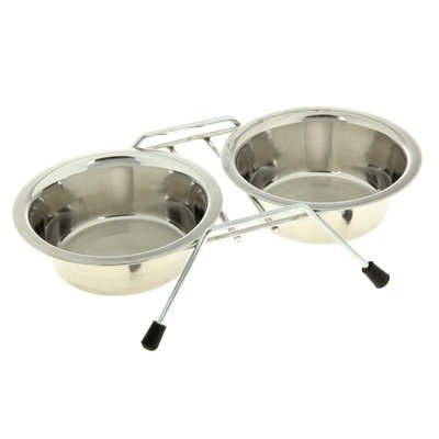 Набор: миска двойная на подставке VM-2700 (G), 2*300 мл 559894