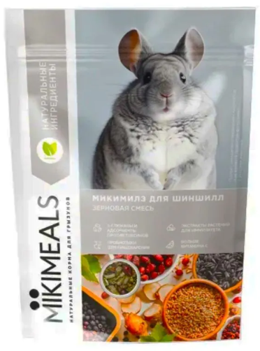 Микимилс (Mikimeals) 0,8кг корм для шиншилл