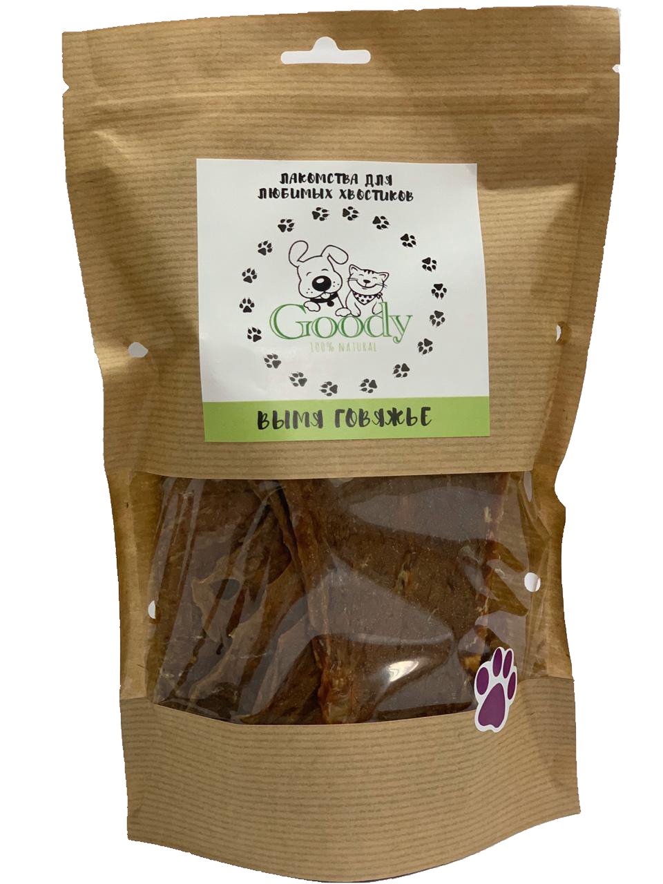 Вымя говяжье сушеное 100 г Goody