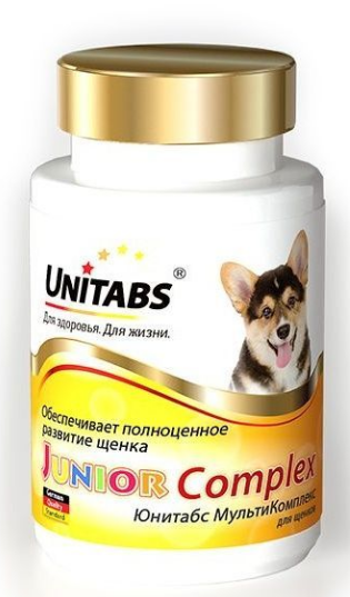 Юнитабс д/щенков ЮниорКомплекс 100 таб