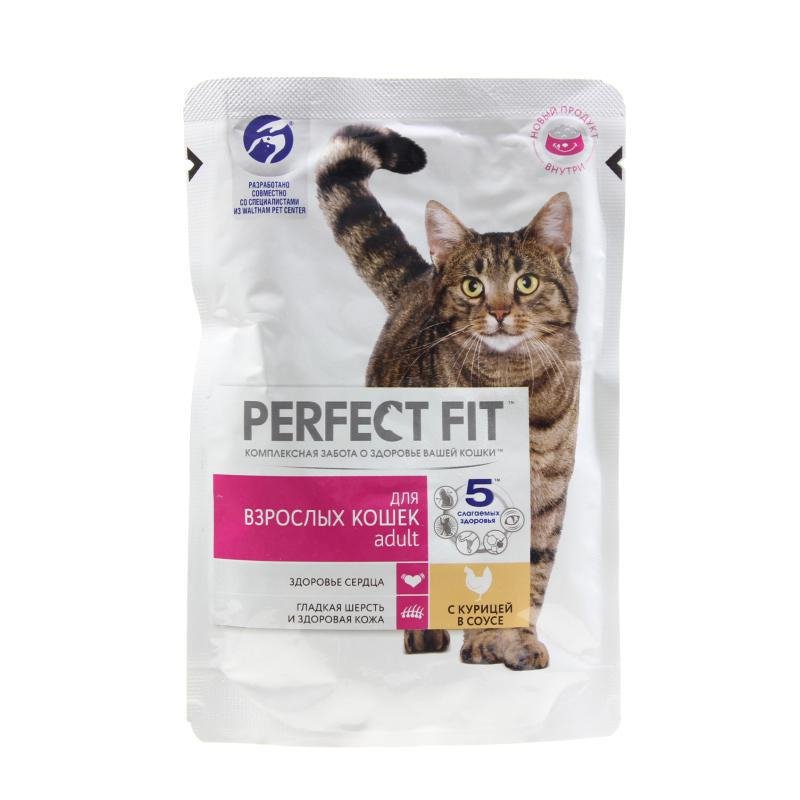 PERFECT FIT пауч д/стер.кош с курицей 28*75г