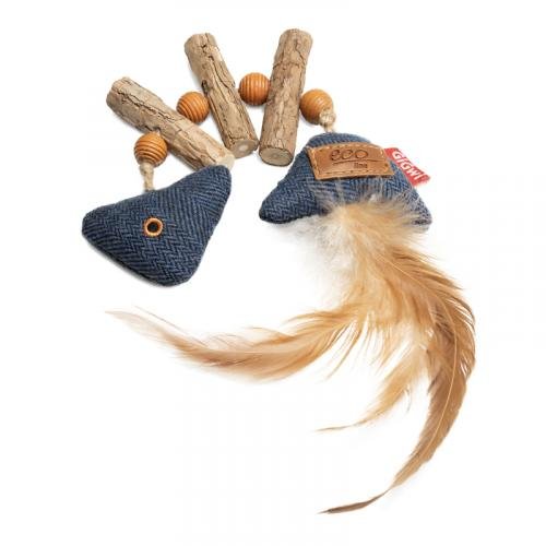 Игрушка для кошек Рыбка-Скелет 20см Catch&Scratch ECO