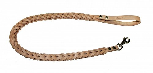 Поводок (Аркон) черный 12мм*120см плетеный