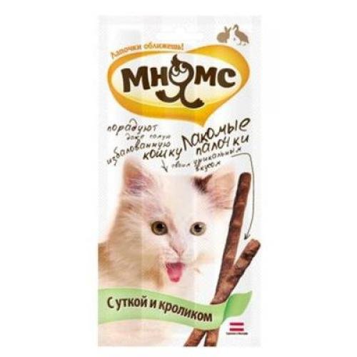 ЛАКОМСТВО "PRO PET" МНЯМС Д/КОШЕК  13,5см (УТКА+КРОЛИК) 3х5гр 22001