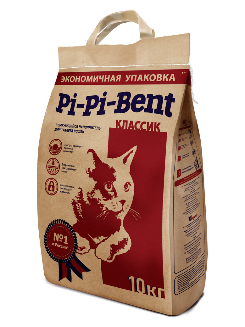 НАПОЛНИТЕЛЬ "NO NAME" Д/КОШЕК 15кг КРАФТ-ПАКЕТ(КОМКУЮЩИЙСЯ)