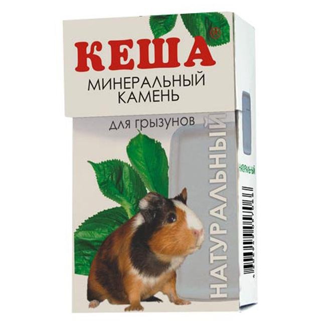 МИНЕРАЛЬНЫЙ КАМЕНЬ "КЕША" Д/ГРЫЗУНОВ (НАТУРАЛЬНЫЙ)