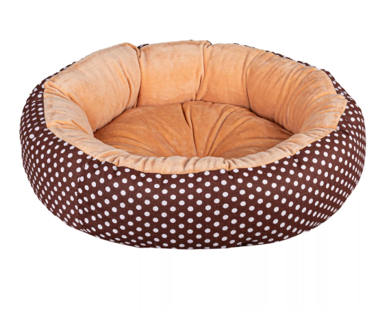 Лежак Ватрушка (мех плюш) №2