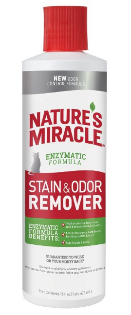 Уничтожитель пятен и запахов от кошек Nature's Miracle JFC S&O Remover универсальный 473 мл