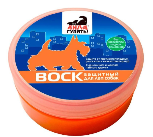 ВОСК ЗАЩИТНЫЙ "АЙДА ГУЛЯТЬ!" Д/ЛАП СОБАК 100г