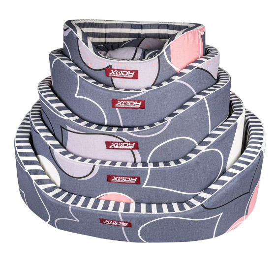 Лежак Премиум (хлопок) №2 сердца