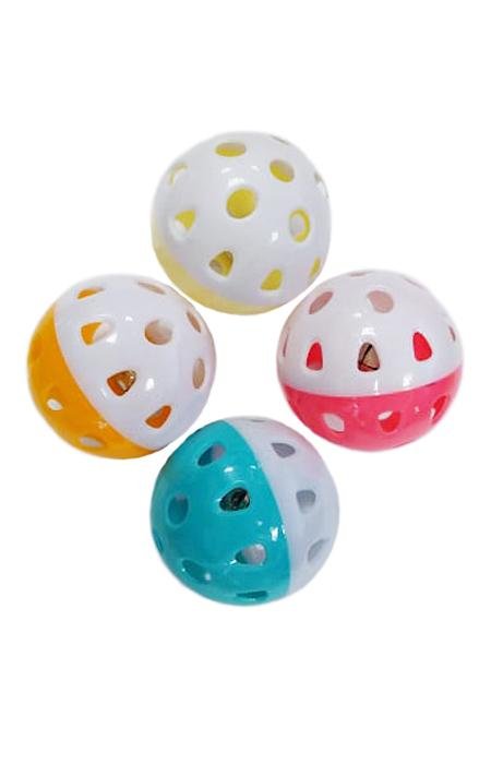 Игрушка NUNBELL д/кошек Мячики с колокольчиком 3.5см 10922-6121 1/60