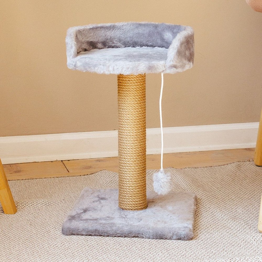 Когтеточка с лежанкой 48 сер